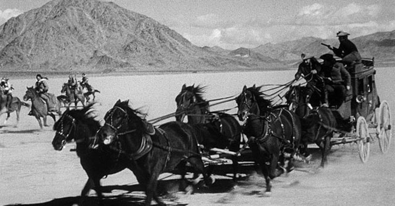 映画100選 超ショートレビュー 第1回 駅馬車 1939 映画レビュー hard eight note