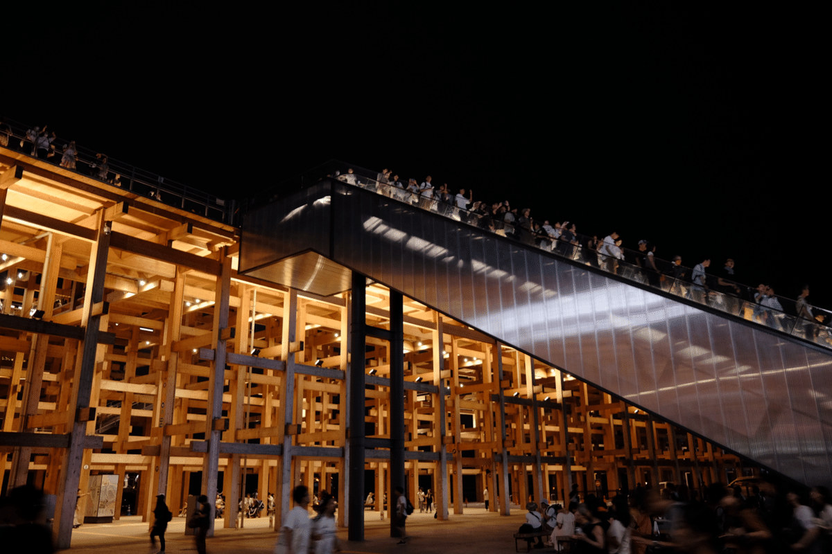 大阪・関西万博｜FUJIFILM X-T1とX70で撮る万博（夜の部）｜butchmisao