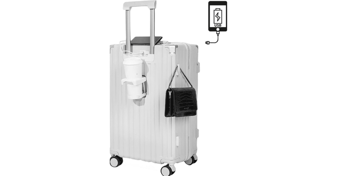 SUPBOX] スーツケース 機内持ち込み キャリーケース USBポート付き