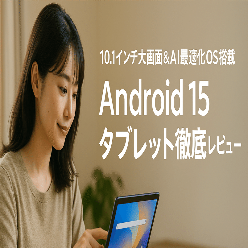 Android 15 タブレット 10.1インチ大画面＆AI最適化OS Android 15 タブレット徹底レビュー】10.1インチ大画面＆AI最適化OS