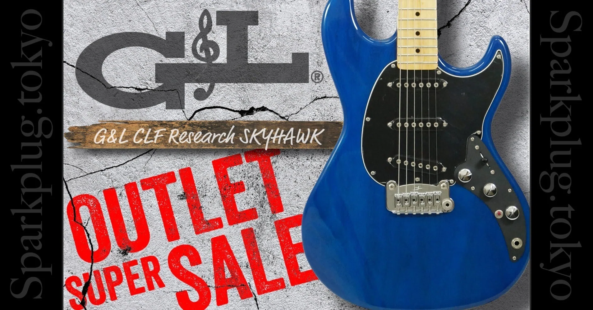 G&L祭り！USAメイドの「CLF Research SKYHAWK」がアウトレット超特価