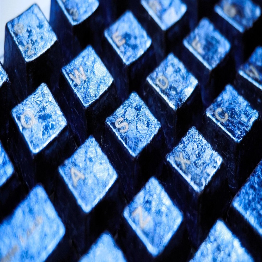 Awekeys Wild Ice Blue キーキャップ Awekeys Wild Ice Full Metal Keycaps Set