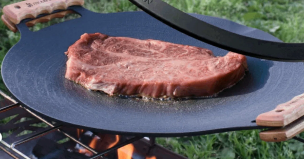 アウトドア、キャンプ、登山 JIKABI JAPAN マルチグリドル キャンプ 