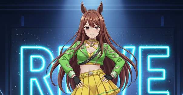 ウマ娘 プリティーダービー』より、勝負服姿のセイウンスカイが