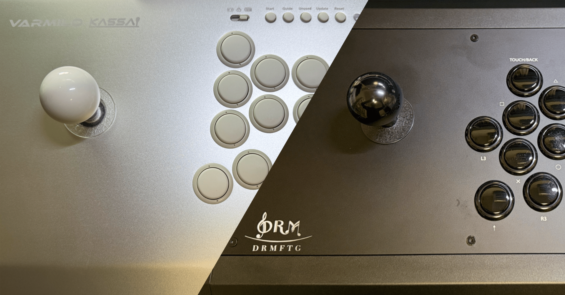 DRMFTG DRMFTG DRM JS 三和レバー+Qanba D-1iteボタン ジャンプボタン