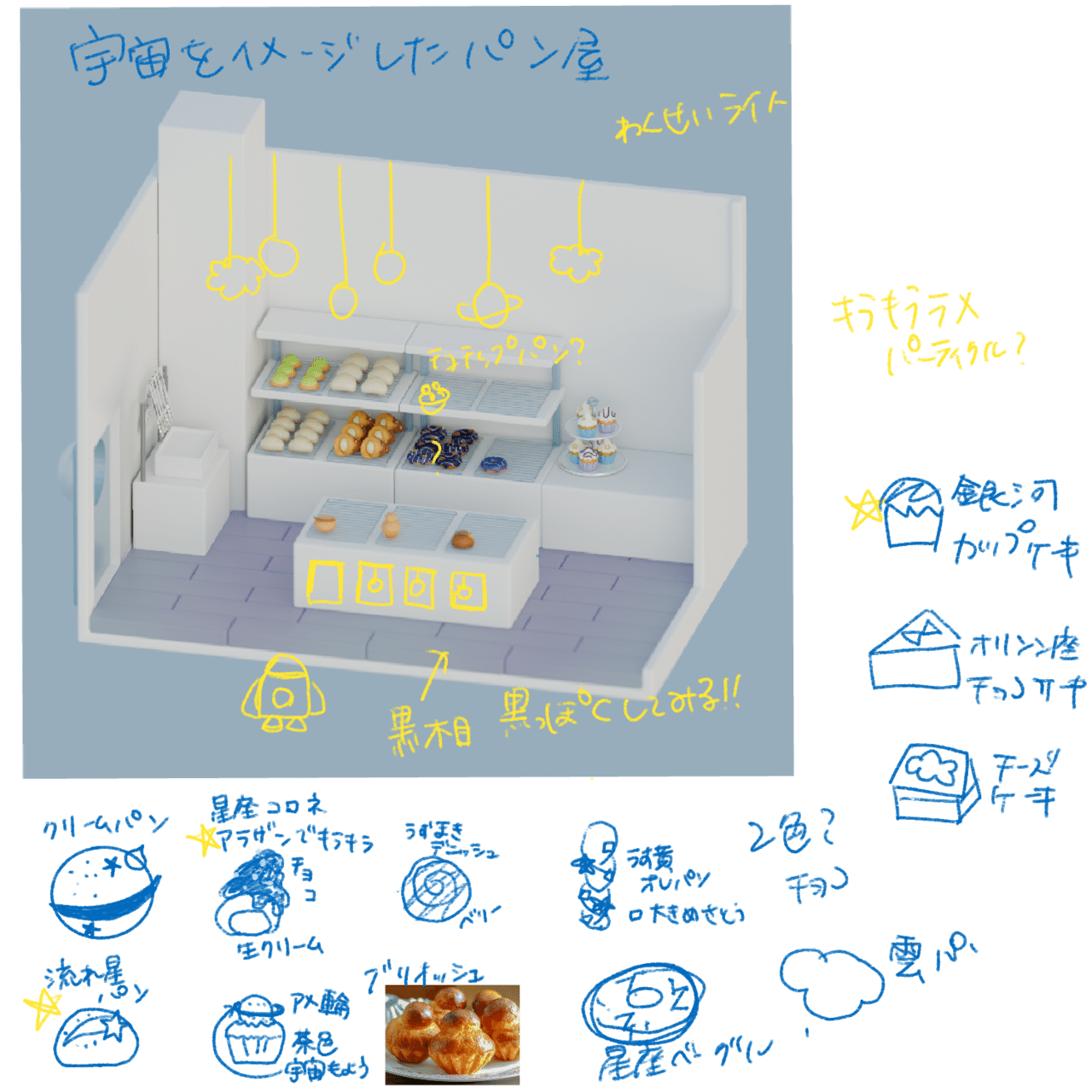 Blender日記 | 9月の作品まとめ｜aoukiwa, image size:1280x1280