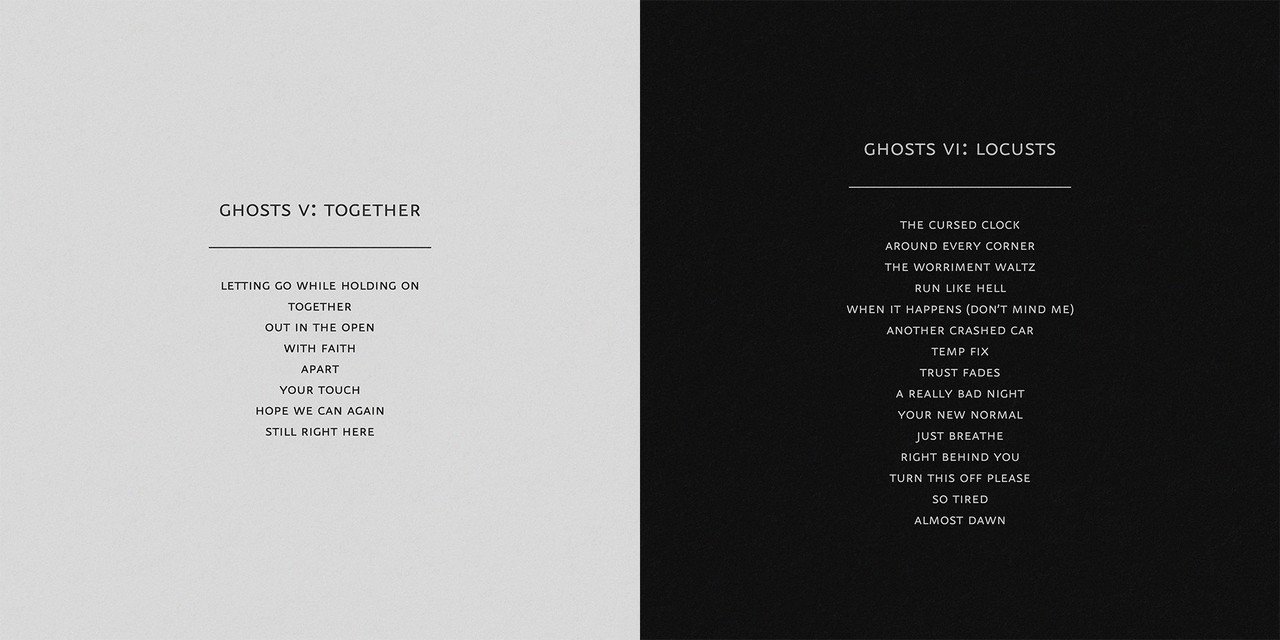 真夜中の油を燃やして〜Nine Inch Nails『Ghosts V: Together