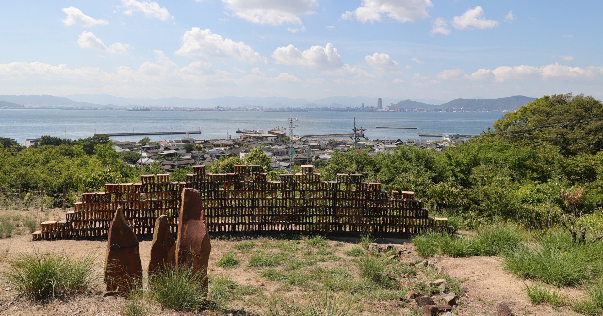 女木島06 ナビゲーションルーム/段々の風 -海風,太陽と遠景【瀬戸内