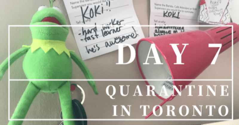 Day 7 of Quarantine in Toronto【家カフェ】