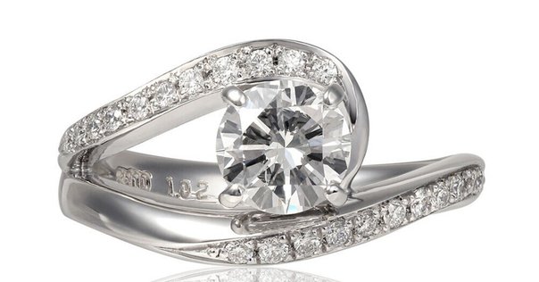 FANCIME] プラチナ リング メンズ 指輪 Ⅴ字 フリーサイズ Pt950 14号