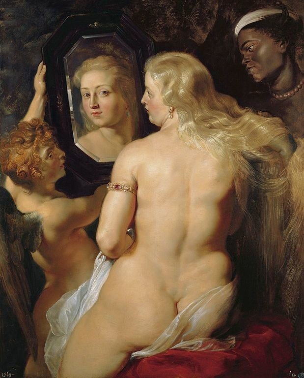 1614『鏡を見るヴィーナス』（1614年 - 1615年頃）619px-Rubens_Venus_at_a_Mirror_c1615
