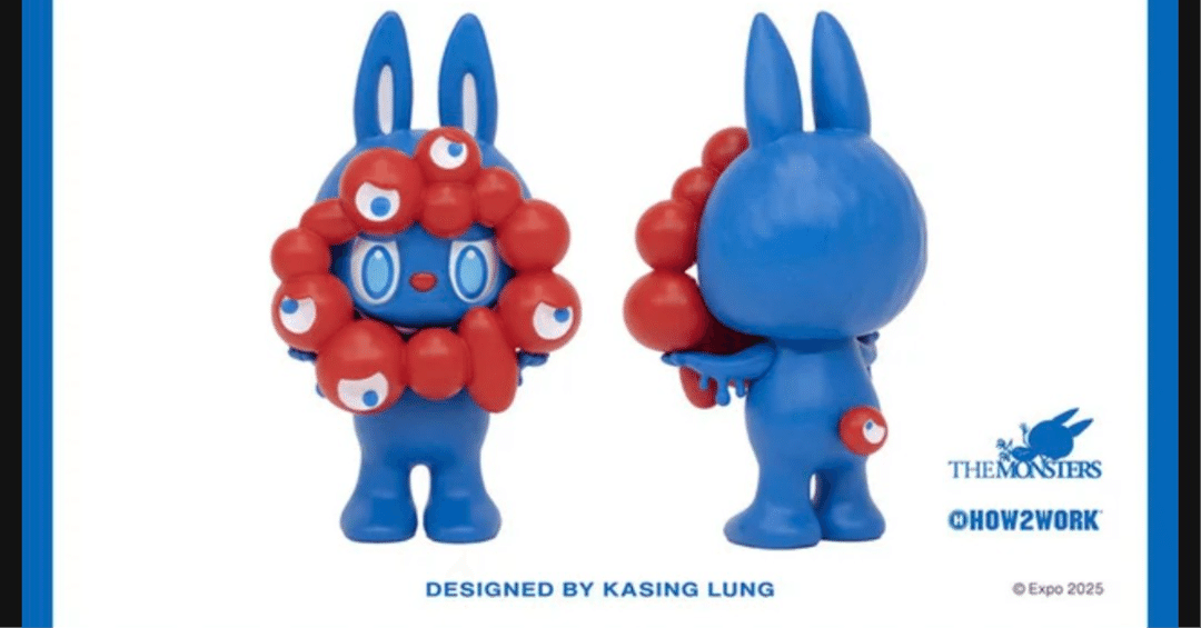 ラブブ×ミャクミャク」コラボフィギュア、万博会場限定で発売｜ネット