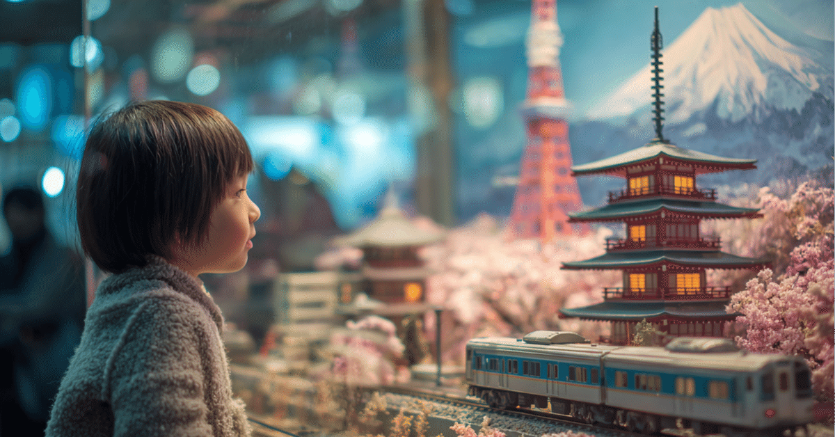 【レア品】マカオタワー　ミニチュア Midjourney】もし東京の街がミニチュア模型だったら…｜とりのお