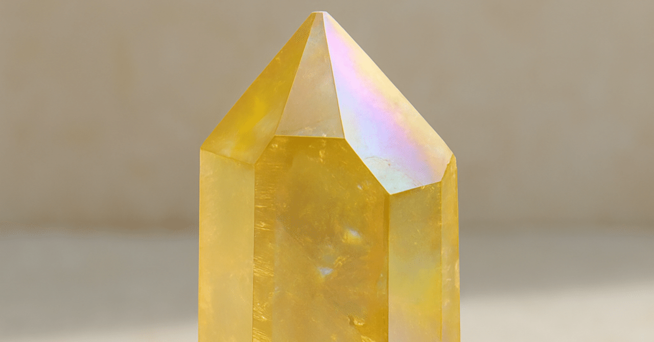 🌟 ゴールデンオーラ ― 内なる輝きを呼び覚ます光の石｜マッサン