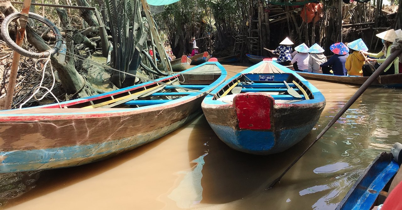 ベトナム ミトーで旅情満喫 メコン川クルーズ 手漕ぎボート ジャングルクルーズ しず ɕizɯ Rice Design Note