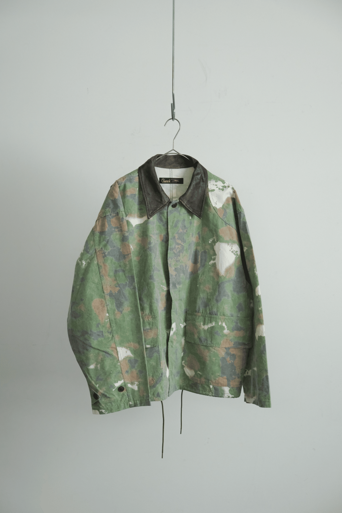 【新品未使用】25aw Gurank ポプリン カモフラ ジャケット 新品未使用】25aw Gurank ポプリン カモフラ ジャケット 服好きな男が