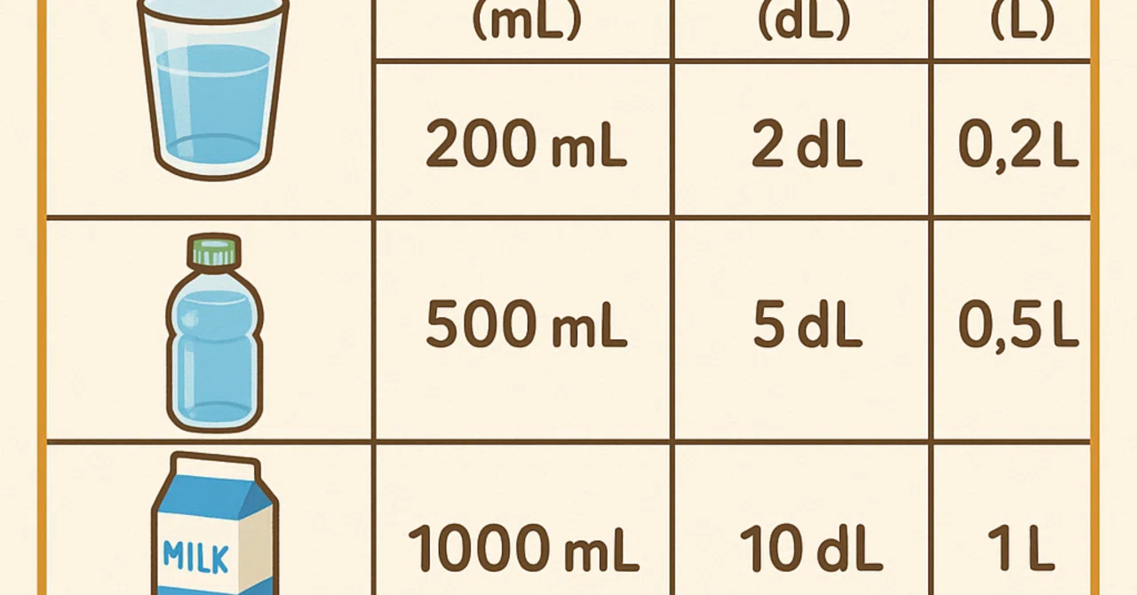 500mlは何リットル？