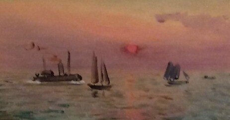 港の朝陽」藤島武二 東京国立近代美術館：MOMAT 気になる作品！その