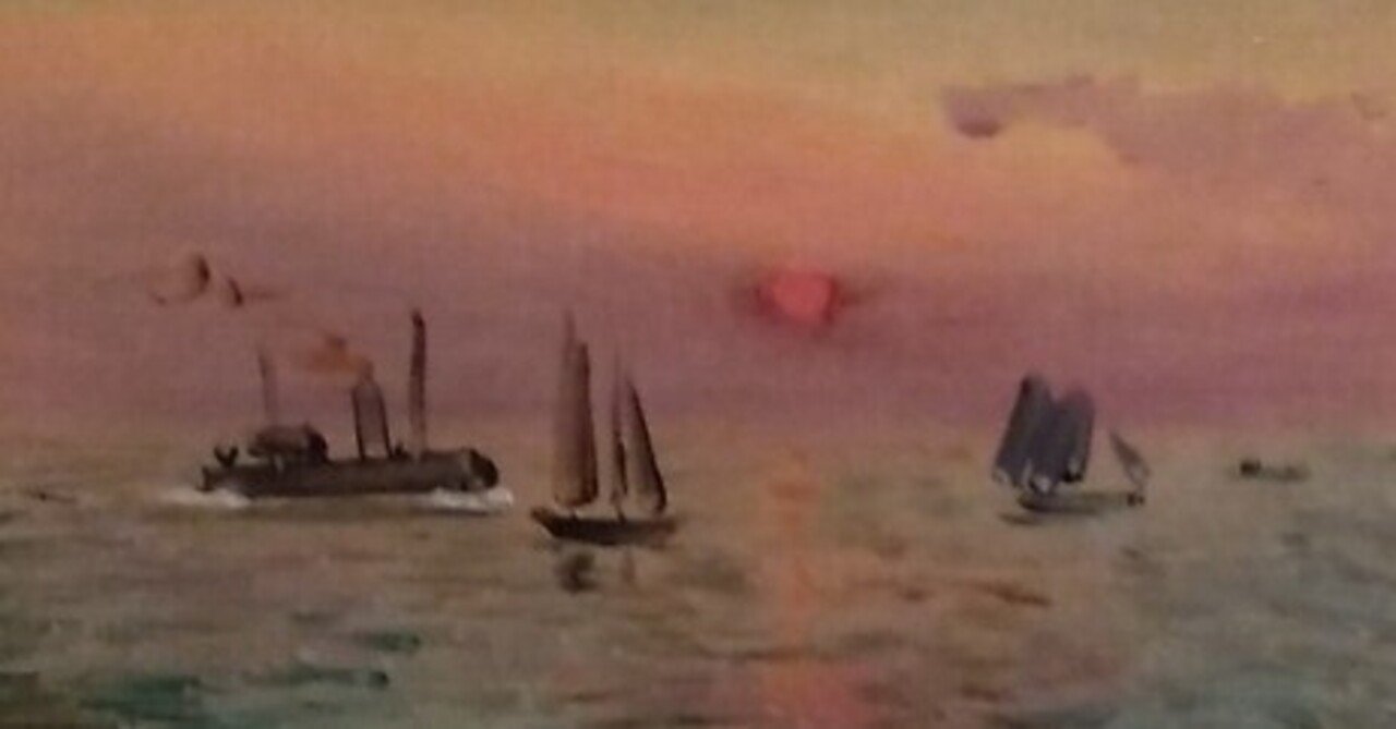 港の朝陽」藤島武二 東京国立近代美術館：MOMAT 気になる作品！その