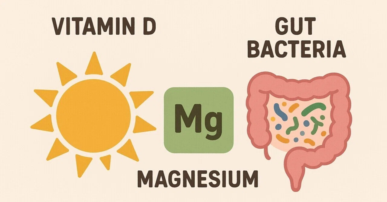 最新｜マグネシウムはビタミンD合成細菌を増加させることで大腸癌の発癌を抑制する