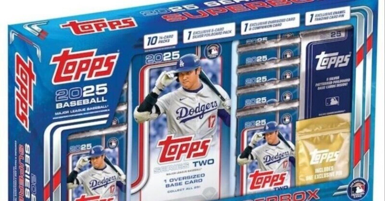 2025年MLBベースボールコンプリートセット 大谷翔平 topps 新品未開封 本日見つけた掘り出し物】ドジャース大谷翔平が表紙！2025 Topps