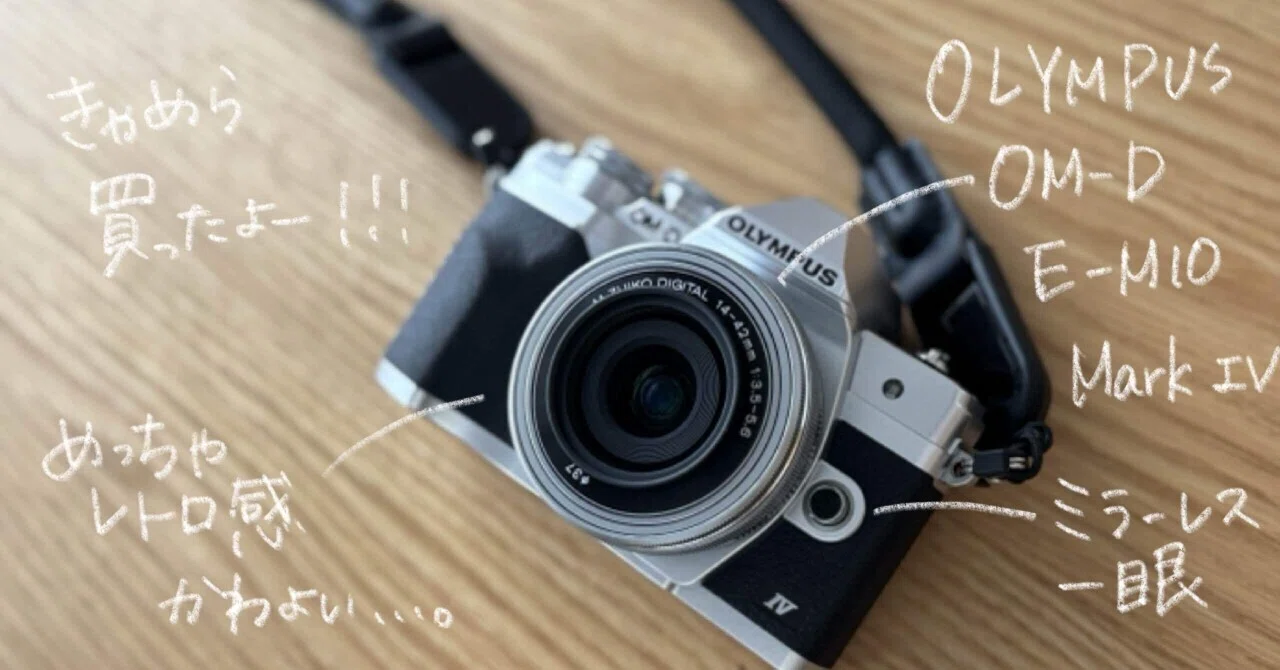 新品並 OLYMPUS ミラーレス一眼カメラ OM-D E-M10 Mark IVボディー 