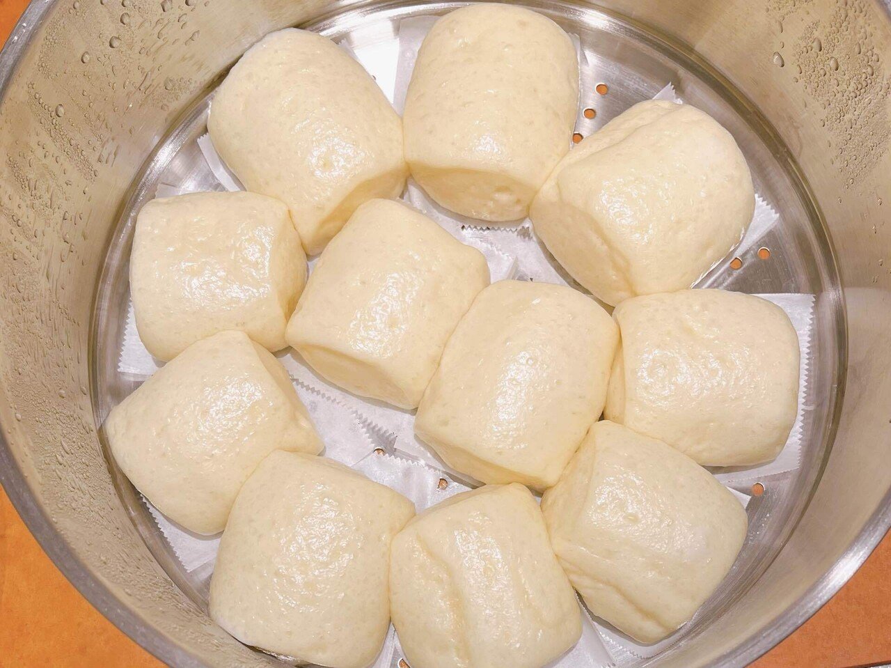 饅頭(マントウ)作って食べてみた｜ニット