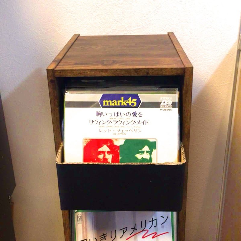 かんたんdiy カラーボックスでつくる ７インチシングルレコードラックのつくり方 ヨーヘー Note