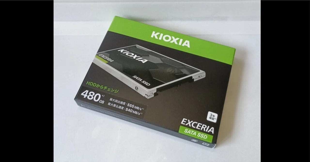 KIOXIA-EXCERIA SATA SSD : 480.1 GB これって今のSSDとして普通?不 KIOXIA-EXCERIA SATA SSD : 480.1 GB これって今のSSDとして普通?不