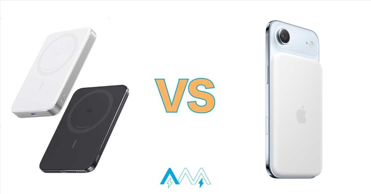 iPhoneAir用モバイルバッテリー ANKER VS Apple純正】iPhone Airに最適なモバイルバッテリーはどっちだ