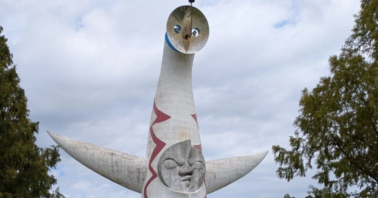 Reuniting with the Tower of the Sun at Expo '70 Commemorative Park