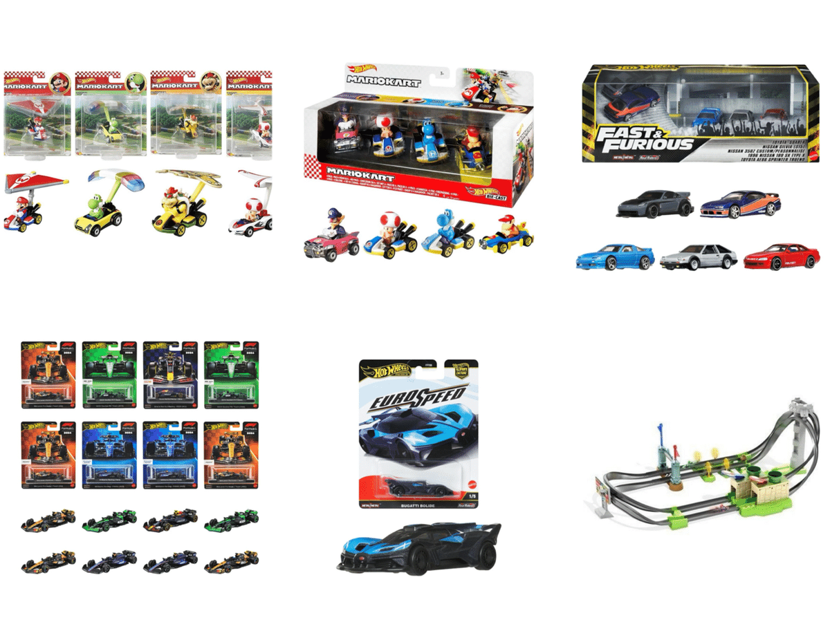 Amazon | ホットウィール(Hot Wheels) マリオカート 4パック 【3才