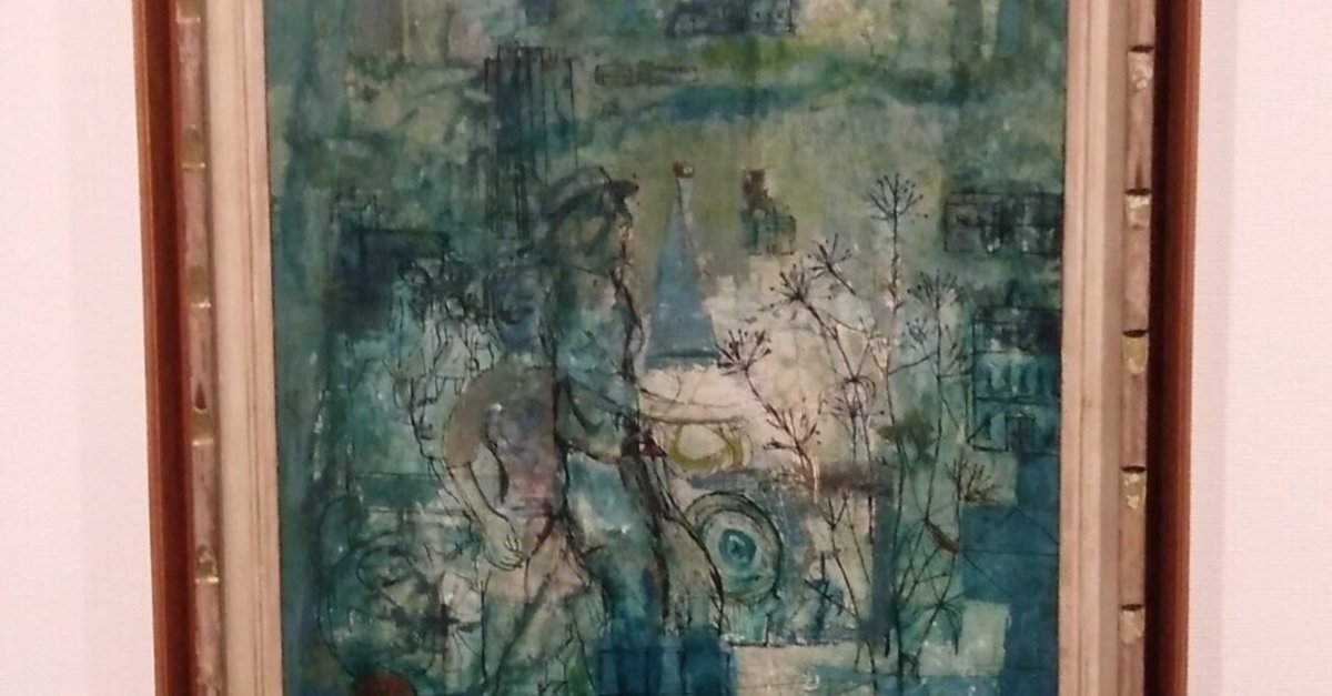 黒い花」「N駅近く」松本竣介2点 東京国立近代美術館：MOMAT 気