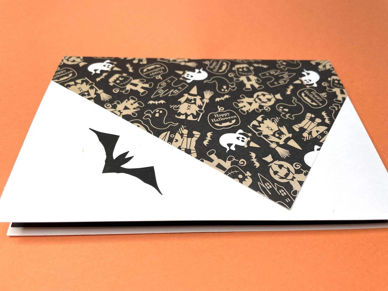 作る】ハロウィンカボチャのカード🎃その1を作る｜エコ914