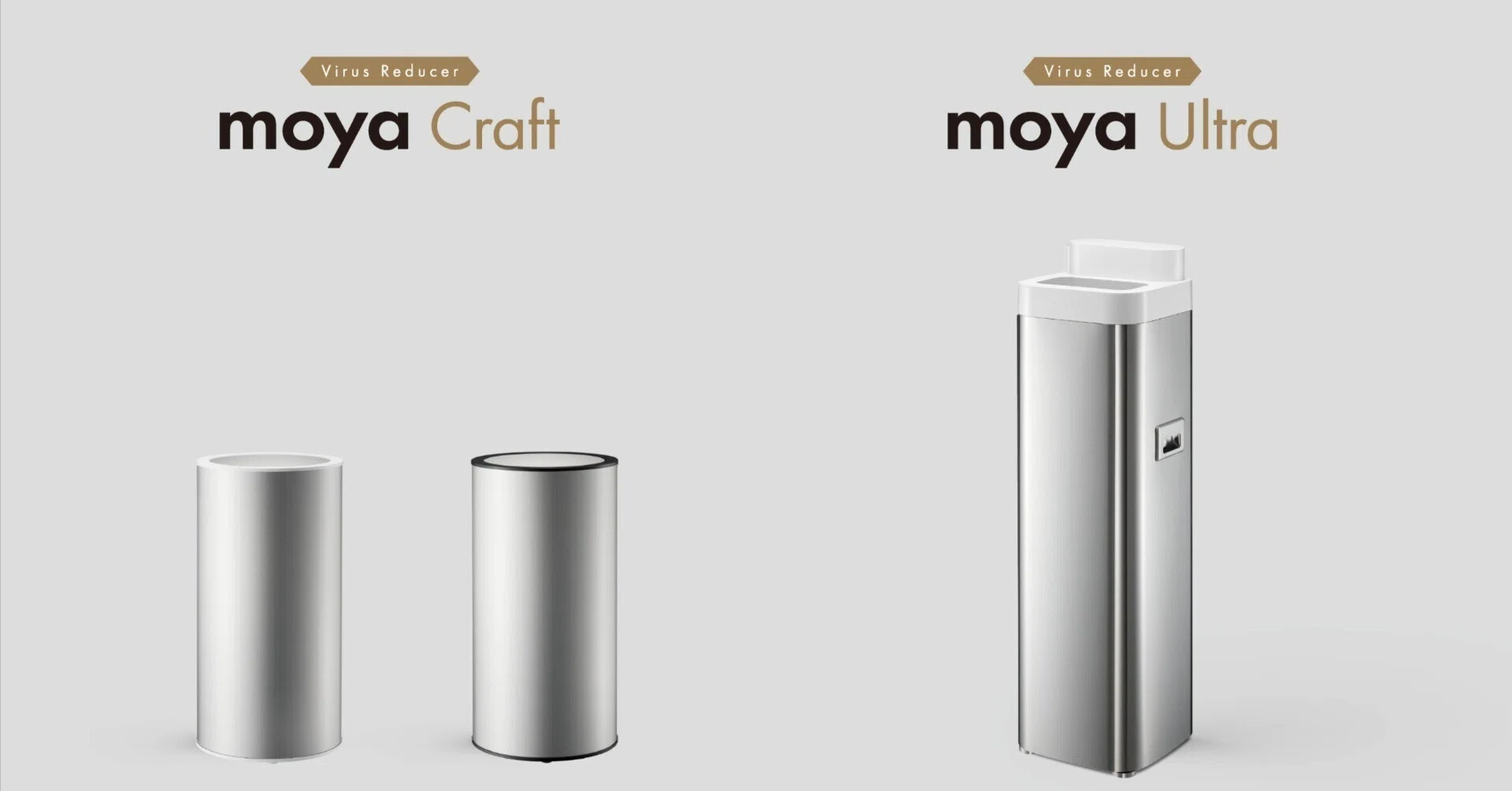 加湿器 moya craft ultra moya Craft / moya Ultra 水だけで浮遊ウイルスを減少させるウイルス
