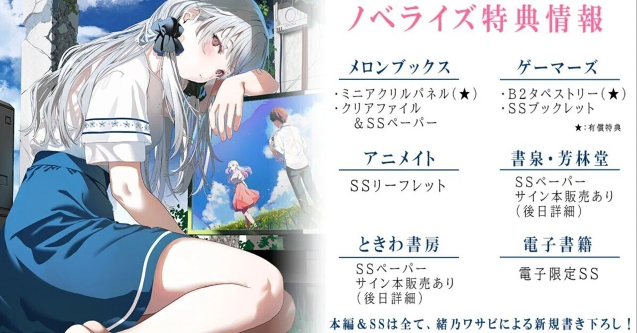 小説版『白昼夢の青写真』を買ってくれ！ その1｜緒乃ワサビ