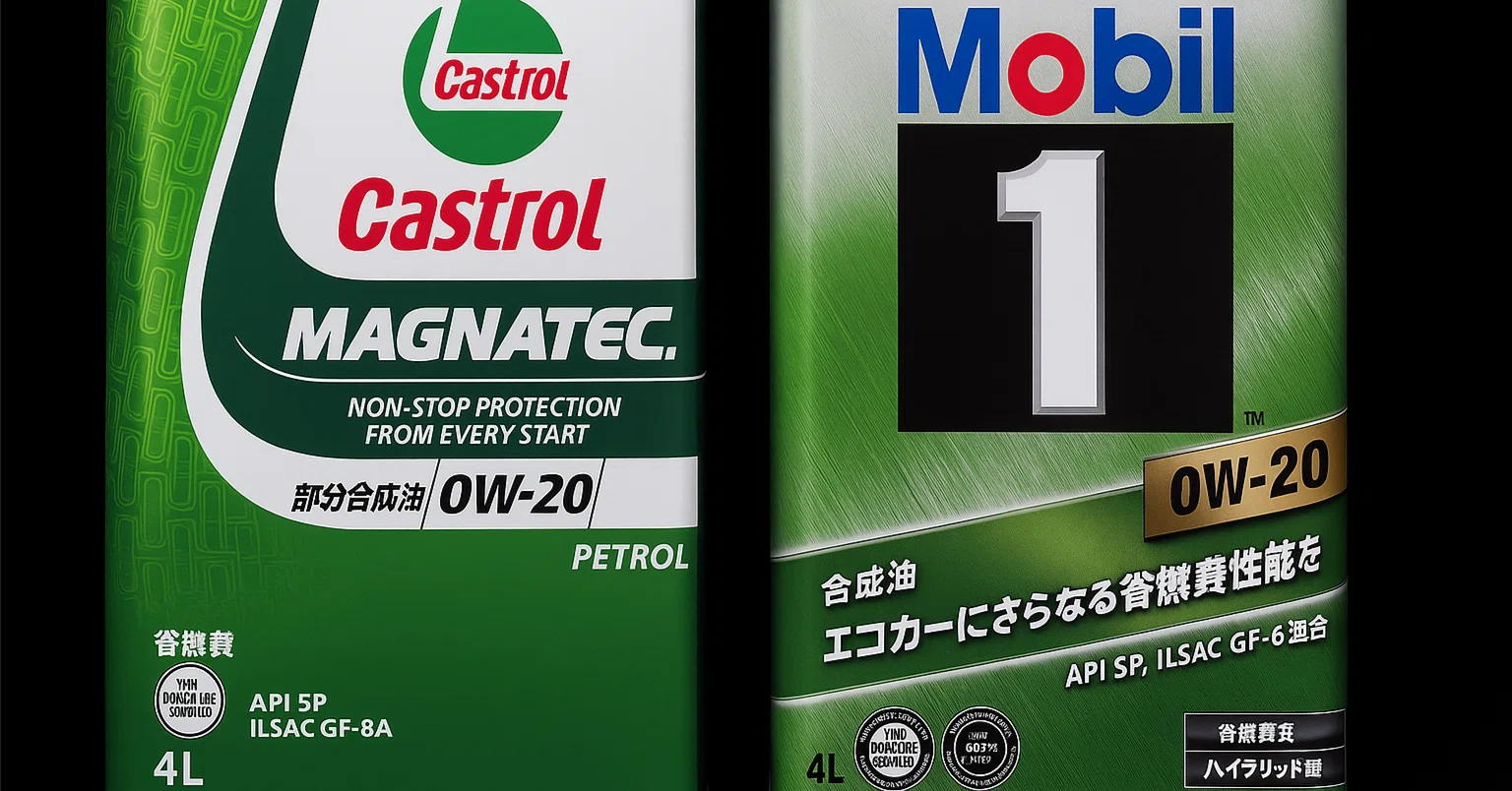 物価高騰前にMobil 1 & Castrol POWER1 新品未開封 モービル1とカストロール、どっちが本当にいい？3年使ってわかった