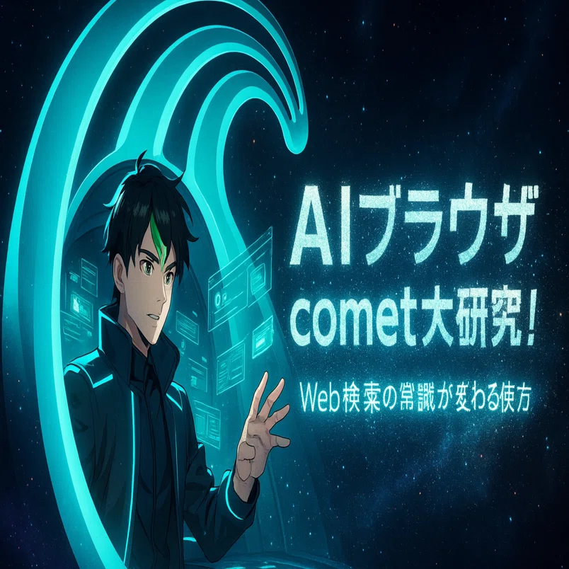 AIブラウザの本命】CometはWebの常識をどう変える？Perplexity搭載の