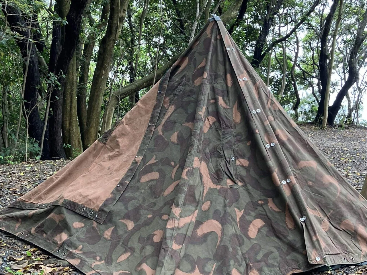 ポーランド 軍幕 ワンポールテント 収納リュック付き 【公式通販】
