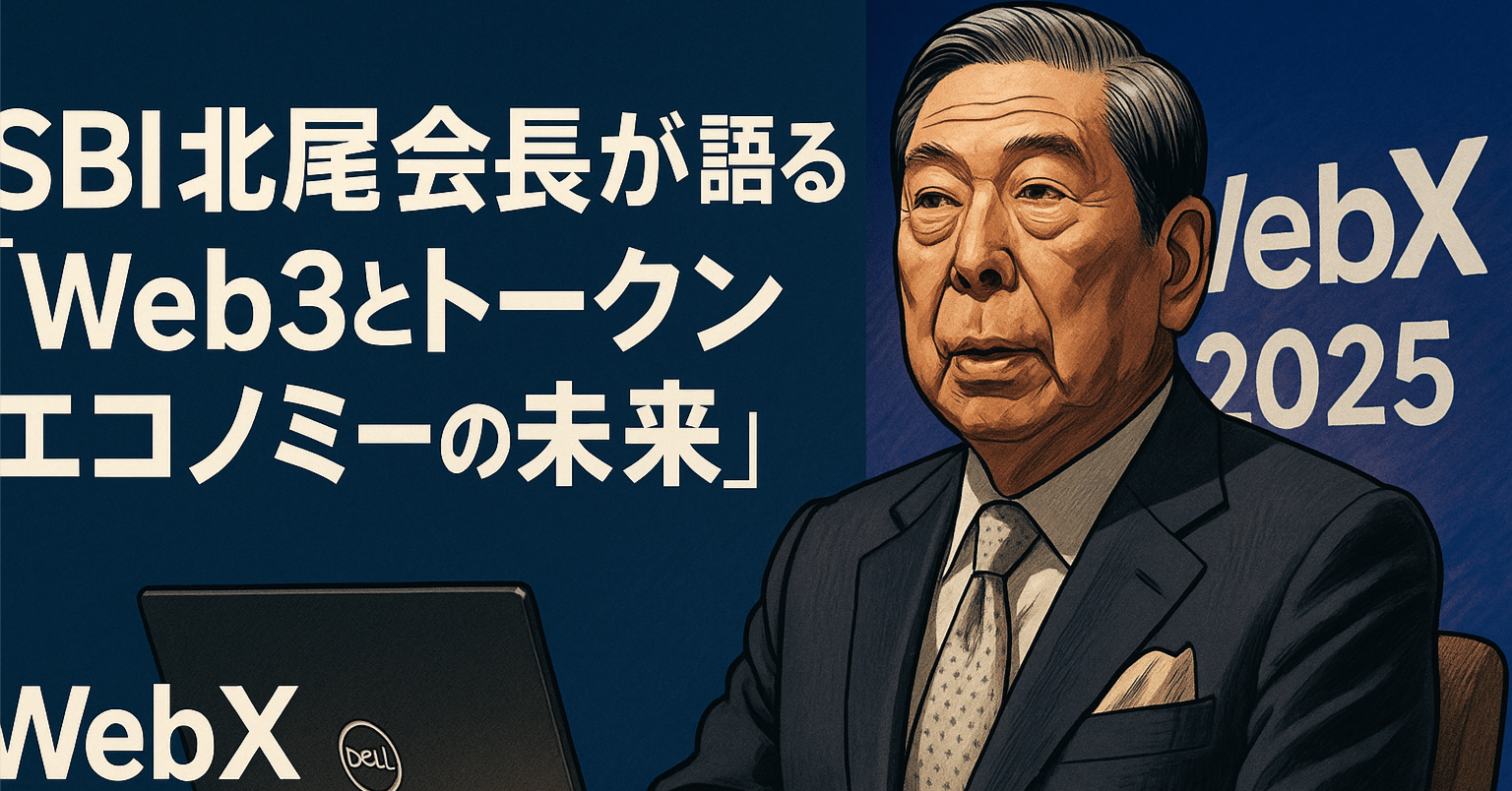 SBI北尾会長が語る「Web3とトークンエコノミーの未来」 | WebX2025｜光本貴一｜XRP / Ripple