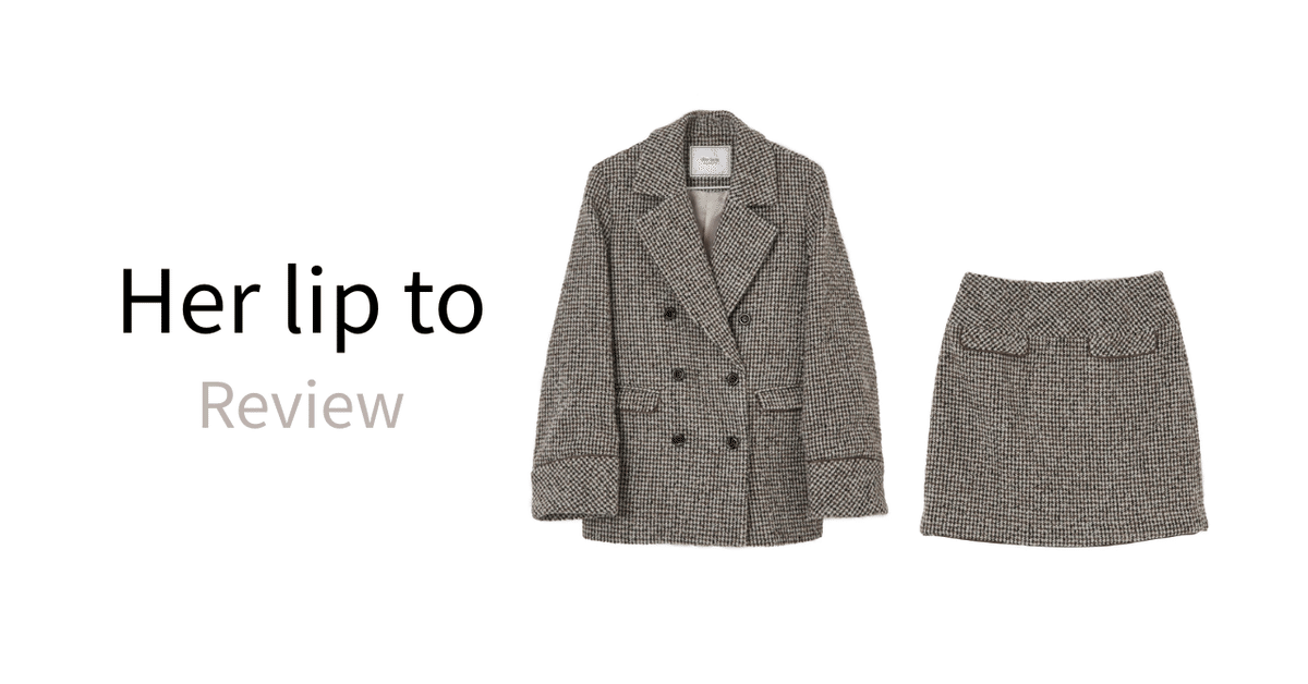 Hemingway Check Tweed skirt のみ Hemingway Check Tweed Skirt（スカート）｜Her lip to（ハー