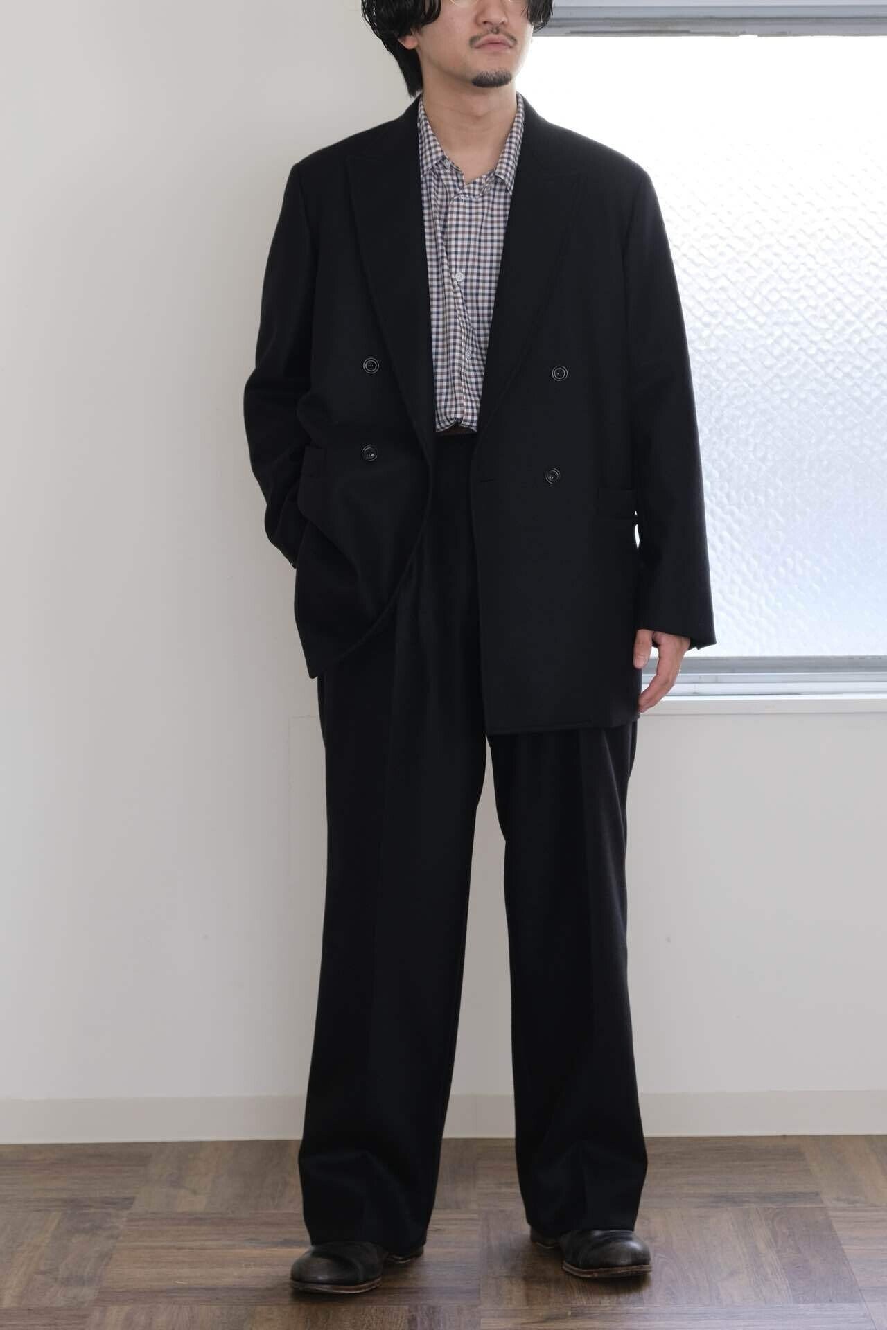 定価以下　ULTERIOR　25aw jacket アルテリア　apresse 待ってた黒と絶妙グレー｜水岡