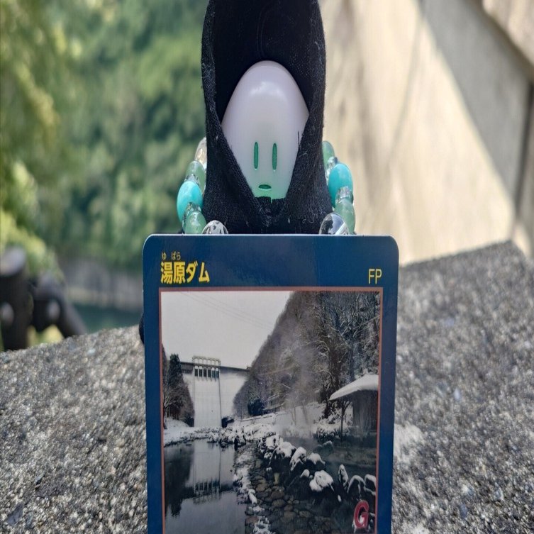 城郭さんぽ様用 ダムカード 湯原ダム② Yahoo!オークション -「ダム