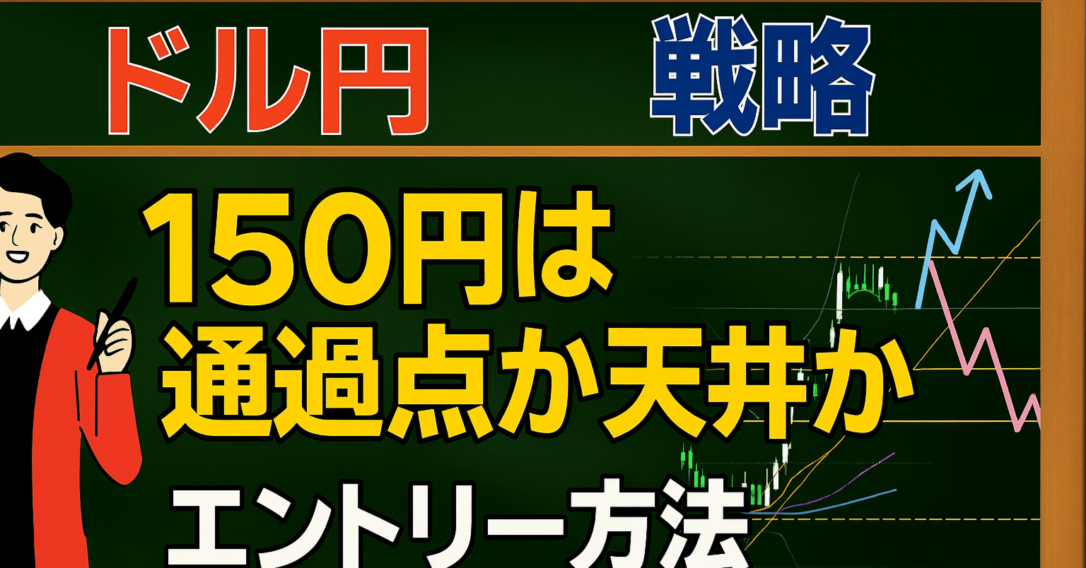 9/29 週 ドル円】150円“実体越え”か失速か？──迷わない3戦略（買い/売り）｜tradeboy