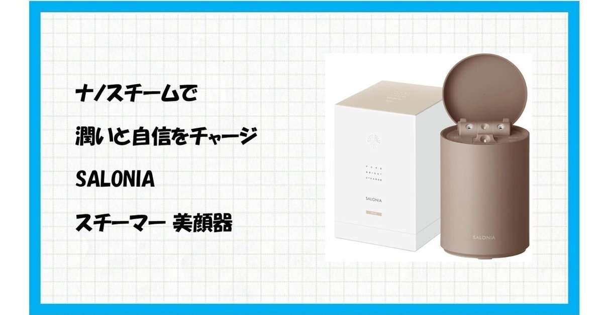革命】もう手放せない！SALONIAピュアブライト スチーマーで