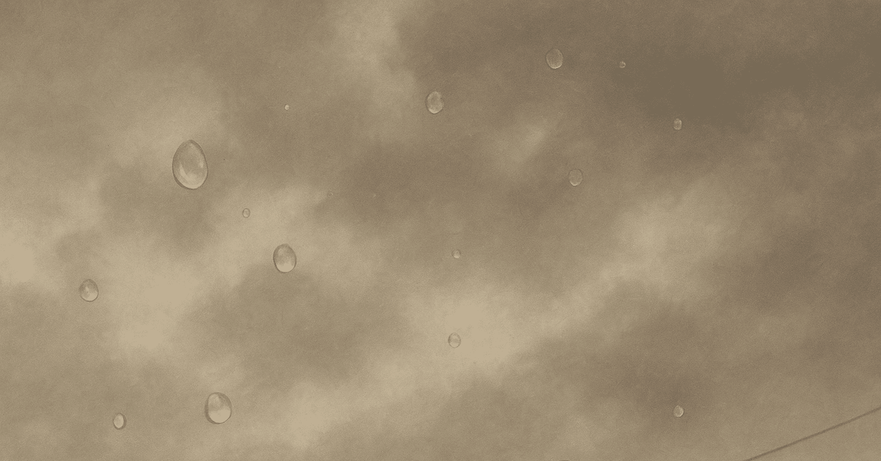 空に落ちる雫と、地に繋がる線｜ノアの写真館