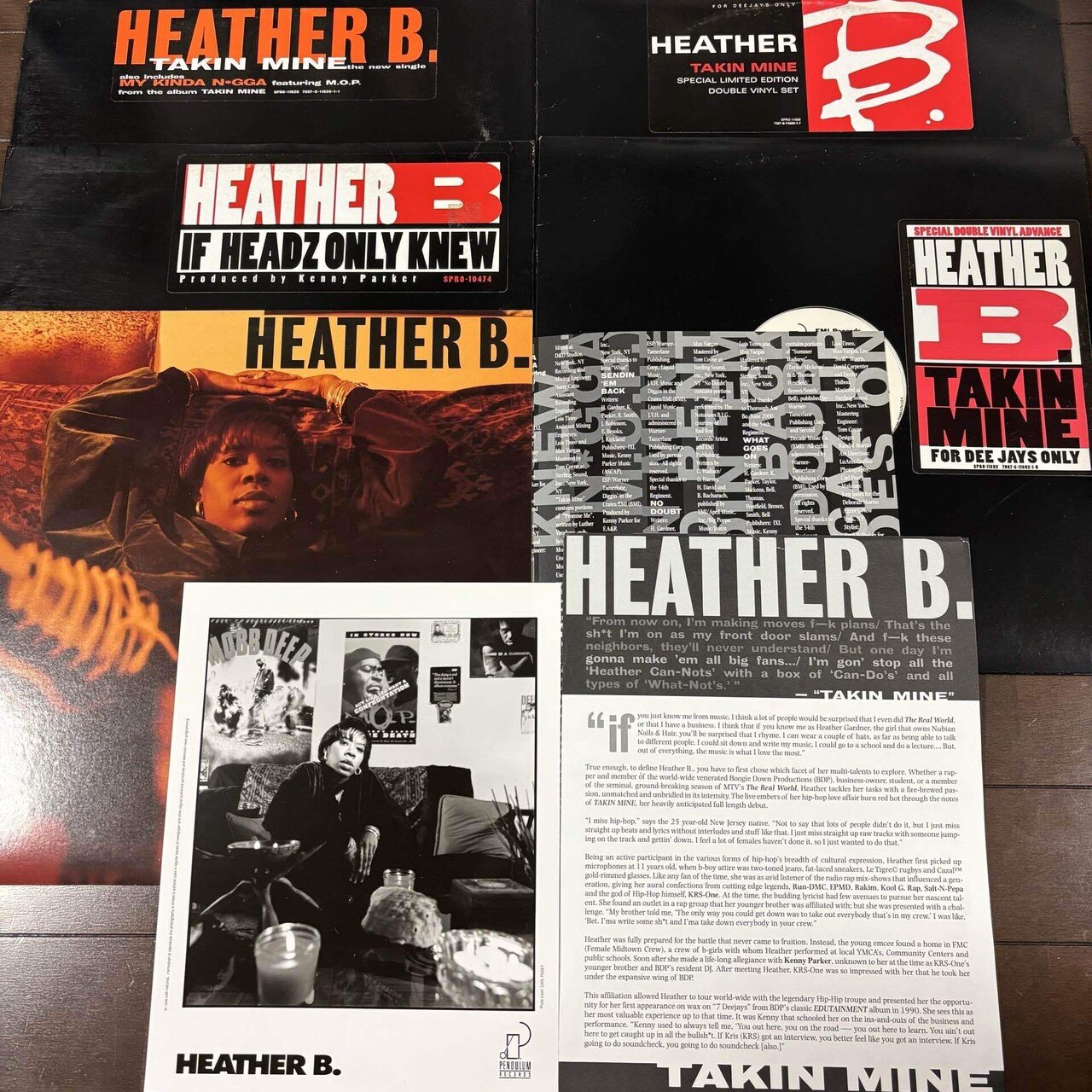 Heather B. / Takin' Mine｜HIP HOP JUNKIEEES