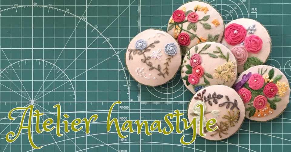 刺繍の図案と刺繍ブローチ製作日記 Atelier Hanami 刺繍とイラストと Note