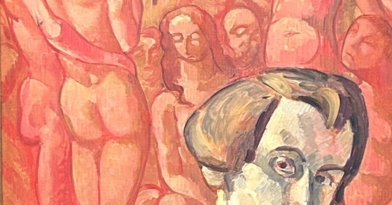 子供のためのオルセー美術館(221)後ろの赤の正体/ベルナール・楽しいときも悲しいときも｜子供のための「はじめての美術館」パリ美術館アートワネットから, image size:1280x670