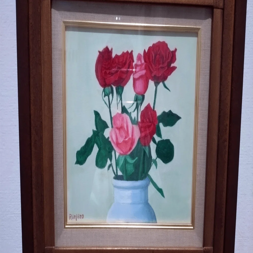 1984年《薔薇》 バラを描く時、バラになりきる事が絶対に必要だ｜りんこ